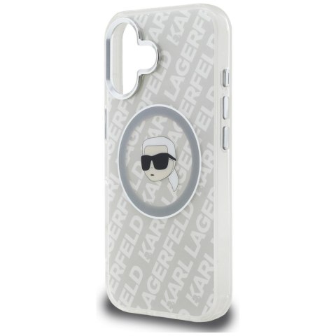 Etui Karl Lagerfeld IML Karl Head Logo Mag Safe do i Phone 16 szary