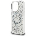 Etui Karl Lagerfeld IML Karl Script Pattern Mag Safe do i Phone 16 Pro Max biały