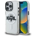 Etui Karl Lagerfeld IML Karl Sketch Logo Mag Safe do i Phone 16 Pro Max przezroczysty