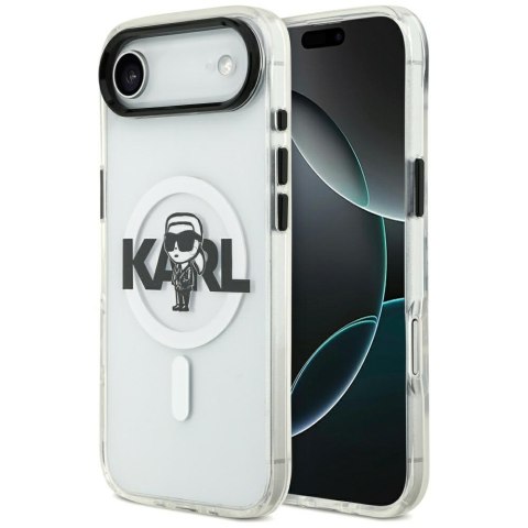 Etui Karl Lagerfeld IML Karl Sketch Logo Mag Safe do i Phone Air przezroczysty
