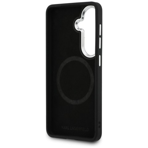Etui Karl Lagerfeld Perforated KL Mag Safe do Samsung Galaxy S26 brązowy