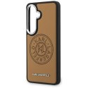 Etui Karl Lagerfeld Perforated KL Mag Safe do Samsung Galaxy S26+ brązowy