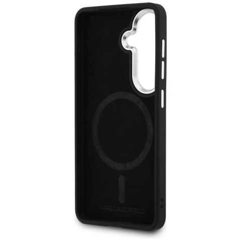 Etui Karl Lagerfeld Perforated KL Mag Safe do Samsung Galaxy S26 czarny