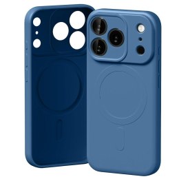 Etui Mercury Semi-Silicone Mag Safe do i Phone 17 Pro niebieski