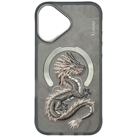 Etui Nimmy Dragon Mag Safe do i Phone 16 szary
