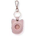 Etui na lokalizator / brelok Nimmy Glasses Cool Cat różowy