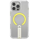 Etui Skinarma Helix do i Phone 16 Pro Magnetic Charging 360 Rotating Stand przezroczysty
