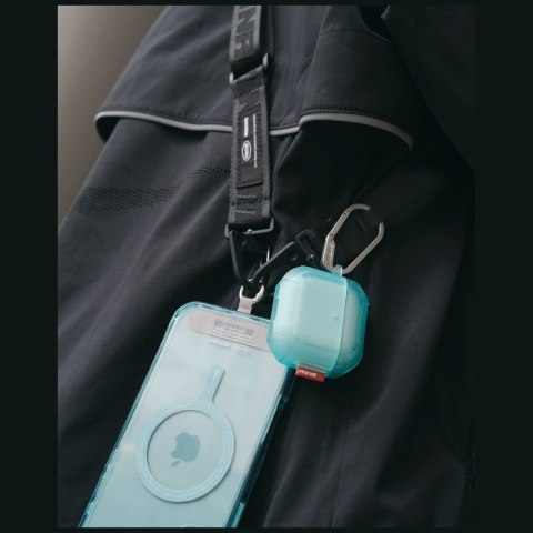 Etui Skinarma Mecha CE do Air Pods 4 / 5 fuksja