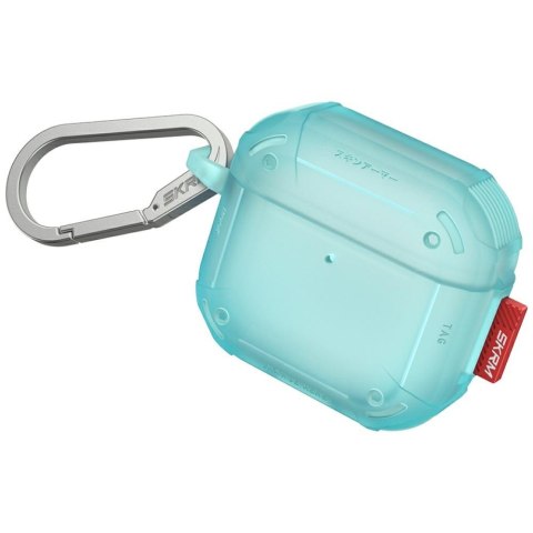Etui Skinarma Mecha CE do Air Pods 4 / 5 turkusowy