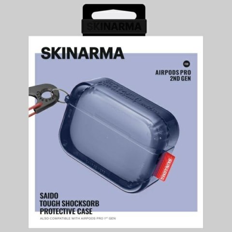 Etui Skinarma Saido do Air Pods Pro 2 ciemny niebieski