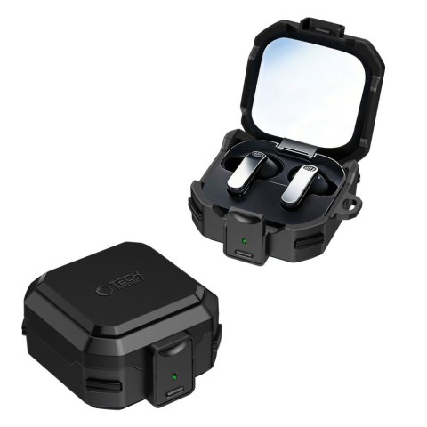 Etui Tech-Protect Carbonox MagSafe do Samsung Galaxy Buds 4 / 4 Pro - Czarne