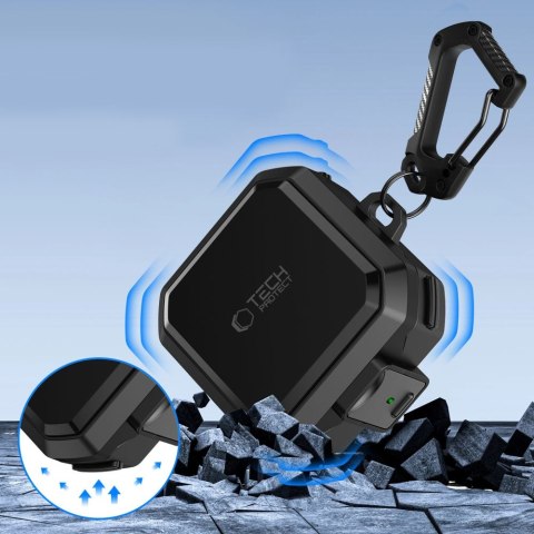 Etui Tech-Protect Carbonox MagSafe do Samsung Galaxy Buds 4 / 4 Pro - Czarne