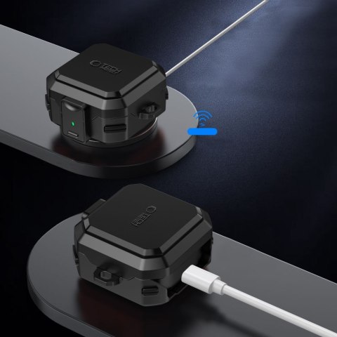 Etui Tech-Protect Carbonox MagSafe do Samsung Galaxy Buds 4 / 4 Pro - Czarne