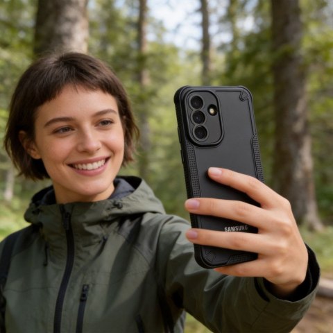 Tech-Protect Rugged Shield etui do Galaxy A57 5G matowy czarny