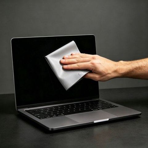 Ściereczka do Ekranw Tech-Protect Polishing Cloth do Laptopa 15-16 - Szara