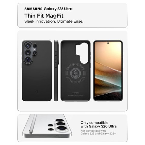 Spigen Thin Fit Mag MagSafe Galaxy S26 Ultra - Czarny