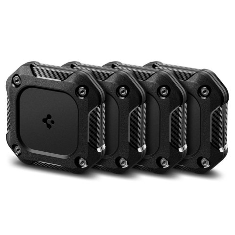 Etui Spigen Tough Armor 4-Pack Apple AirTag 1 / 2 Czarne
