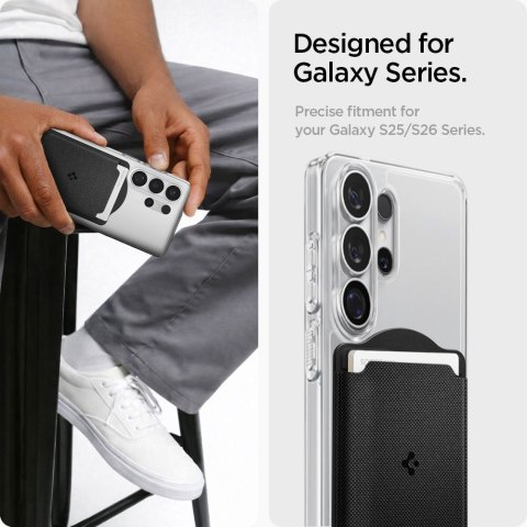 Spigen Urban Fit Wallet MagSafe Magnetic Card Holder Galaxy S czarny