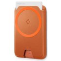 Spigen Valentinus MagFit+ MagSafe Universal Magnetic Card Holder metaliczny pomarańczowy