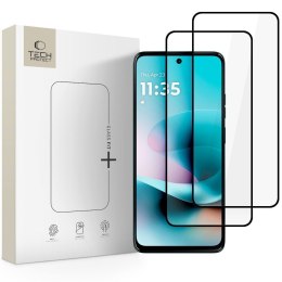 Szkło Hartowane Tech-Protect Glass Fit+ 2-Pack do Motorola Moto G57 / G57 Power / G67 Power - Czarne