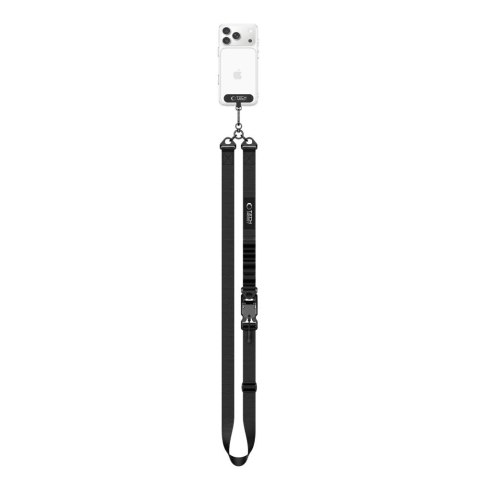 Smycz do Telefonu Tech-Protect C9S Rope Crossbody - Czarna