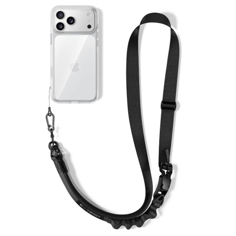 Smycz do Telefonu Tech-Protect C9S Rope Crossbody - Czarna