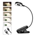 Lampka do Czytania na Klips Tech-Protect LL100 - Czarna
