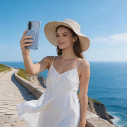 Tech-Protect MagMat MagSafe Galaxy A57 5G matowy lodowy błękit