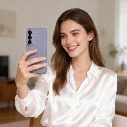 Tech-Protect Smart portfelowe Wallet etui do Galaxy A57 5G fioletowy