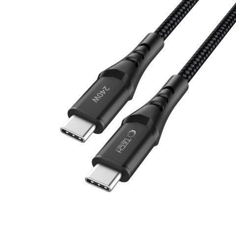 Tech-Protect UB11T UltraBoost Kabel USB-C do USB-C PD 240W / QC3.0 100cm Czarny