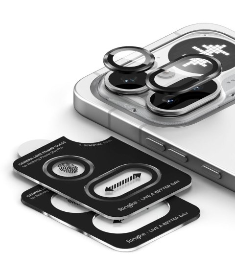 Osłona aparatu Ringke Camera Frame Protector 2-Pack Nothing Phone 4a Pro czarny
