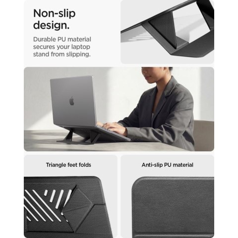 Składana Podstawka pod Laptopa Spigen LD201-S6 Slimfold Ciemnoszara