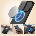Tech-Protect Kevlar Aura MagSafe Galaxy A57 Czarno-pomarańczowy