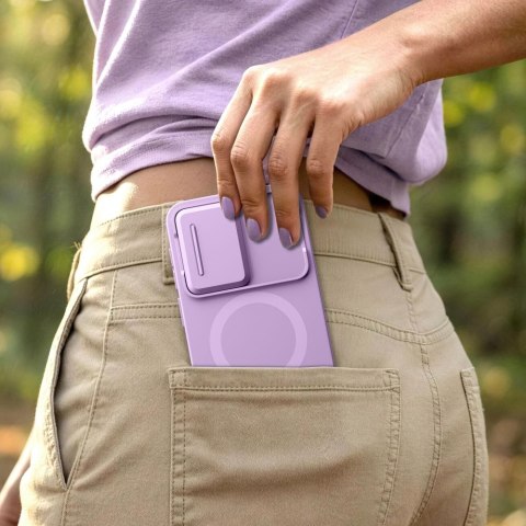 Tech-Protect Kevlar Aura MagSafe Galaxy A57 Fioletowy