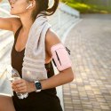 Tech-Protect M6 uniwersalna sportowa opaska na ramię Różowy