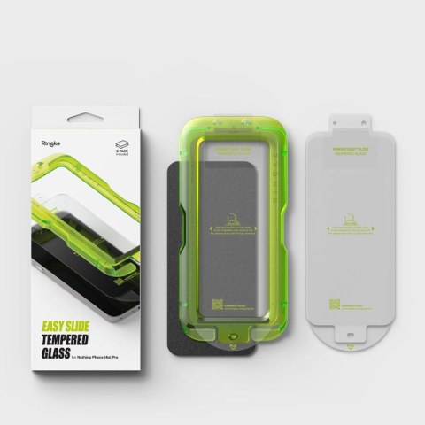 Szkło hartowane Ringke Easy Slide 2-Pack Nothing Phone 4a Pro przezroczyste