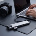 Tech-Protect HB09 Adapter Hub 8w1 Type-C + USB-A3.0 + USB-C3.0 + HDMI 4K 60Hz + SD/TF + PD100W + RJ45 1000MB/S Szary Space
