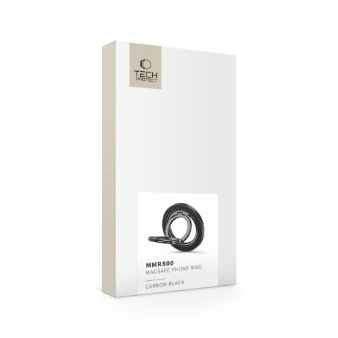 Tech-Protect MMR800 Magnetic MagSafe phone ring Karbonowy czarny