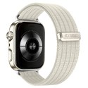 Tech-Protect Nylon Sport pasek do Huawei Watch Fit 3 / 4 / 4 Pro / 5 / 5 Pro jasny beż