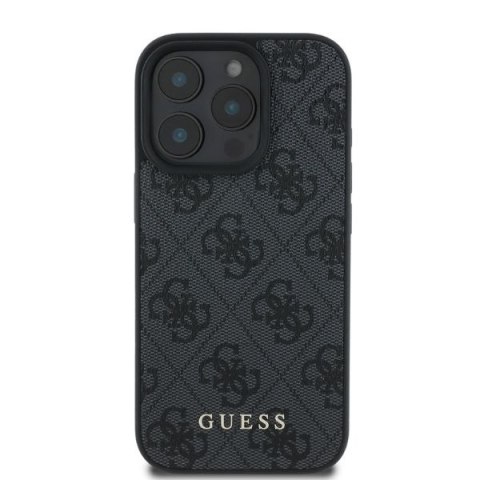 Guess GUHCP16LG4GFGR i Phone 16 Pro 6.3" czarny/black hardcase 4G Classic