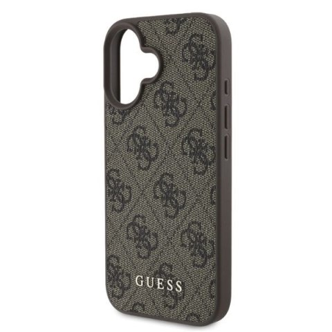 Guess GUHCP16SG4GFBR i Phone 16 6.1" brązowy/brown hardcase 4G Classic