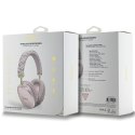 Guess słuchawki nauszne Bluetooth GUBHK1GCTCSP różowy/pink Gcube Metallic Script Logo