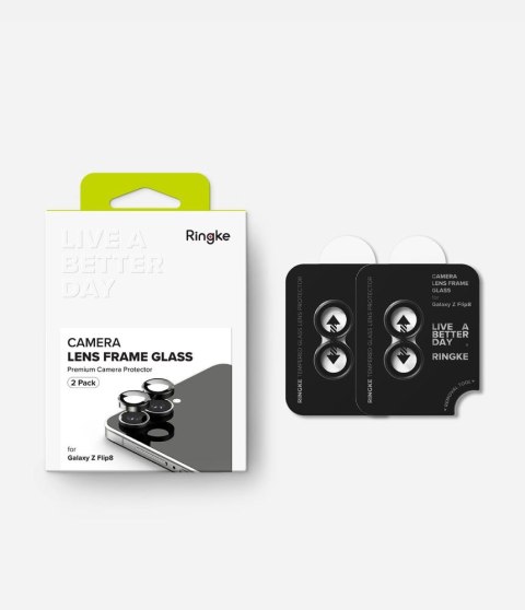 Osłona aparatu Ringke Camera Frame 2-Pack Galaxy Z Flip 8 czarny