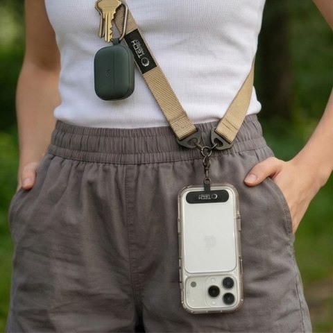 Smycz do Telefonu Tech-Protect C9S Rope Crossbody - BeżSiena