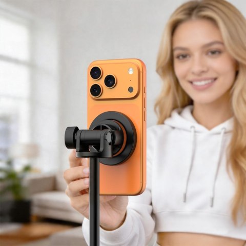 Tech-Protect L03S MagSafe Bluetooth selfie stick ze statywem Czarny