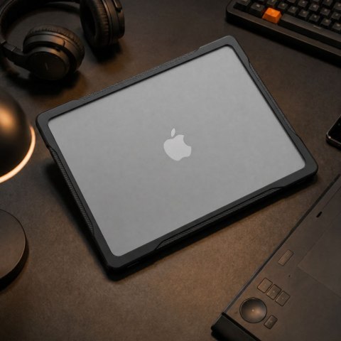 Tech-Protect Velar MacBook Air 13 M2-M5 2023-2026 Czarny / Matowy Przezroczysty