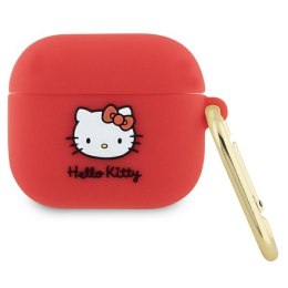 Hello Kitty HKA33DKHSF Airpods 3 coverfuksja/fuschia Silicone 3D Kitty Head
