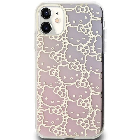 Hello Kitty HKHCN61HCHPEP i Phone 11 / Xr6.1" różowy/pink hardcase IML Gradient Electrop Crowded Kitty Head