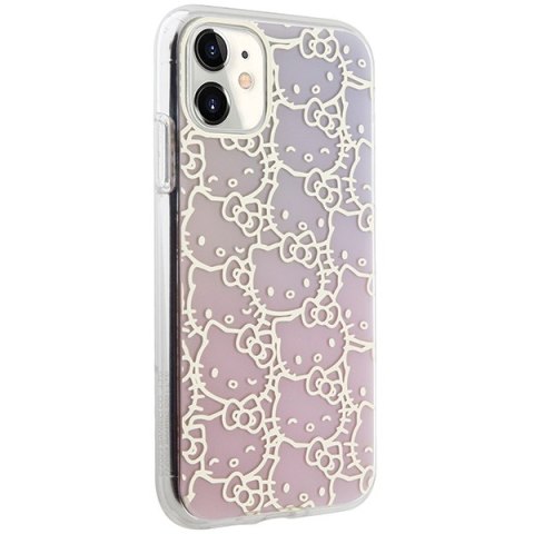 Hello Kitty HKHCN61HCHPEP i Phone 11 / Xr6.1" różowy/pink hardcase IML Gradient Electrop Crowded Kitty Head