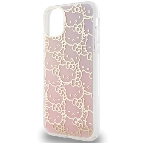 Hello Kitty HKHCN61HCHPEP i Phone 11 / Xr6.1" różowy/pink hardcase IML Gradient Electrop Crowded Kitty Head